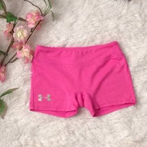 Under armer shorts girls pink
